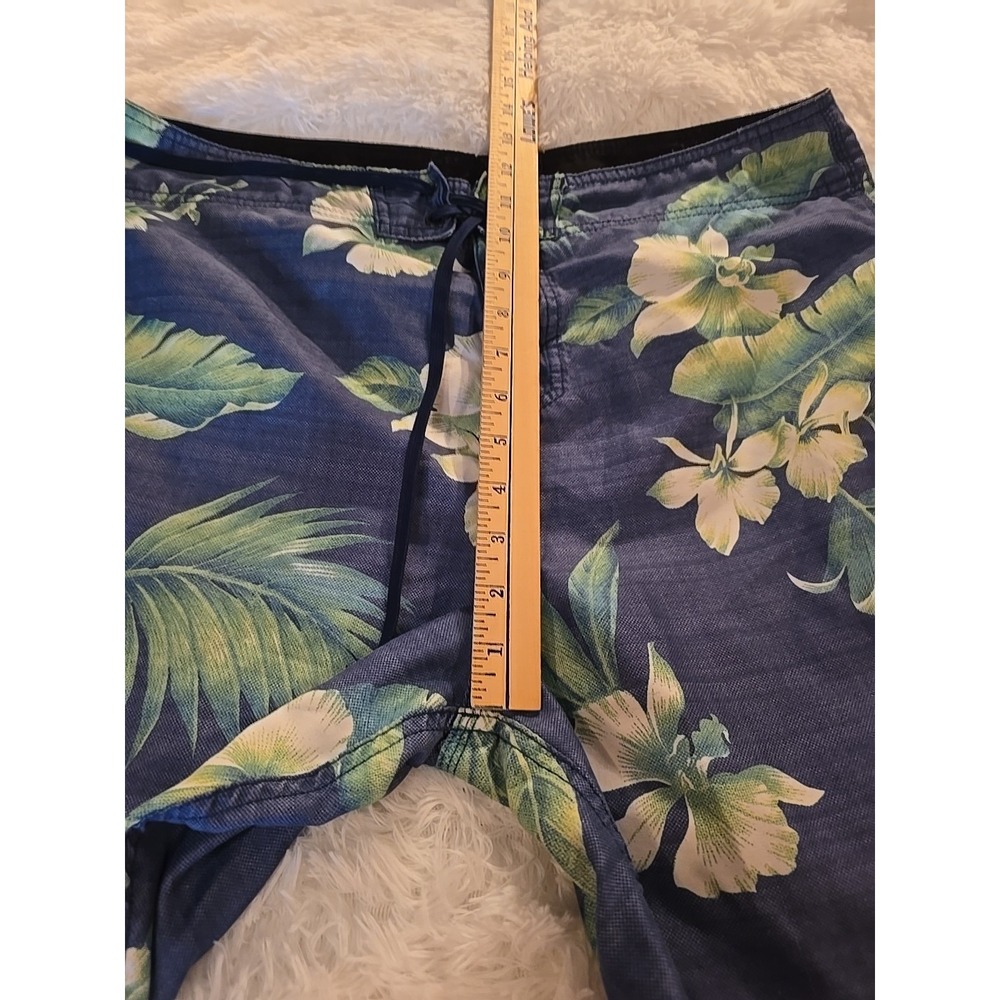 O'Neill Board Shorts Swimsuit Blue Green Floral Mens Sz 36 x 10" Board Shorts - Picture 9 of 12